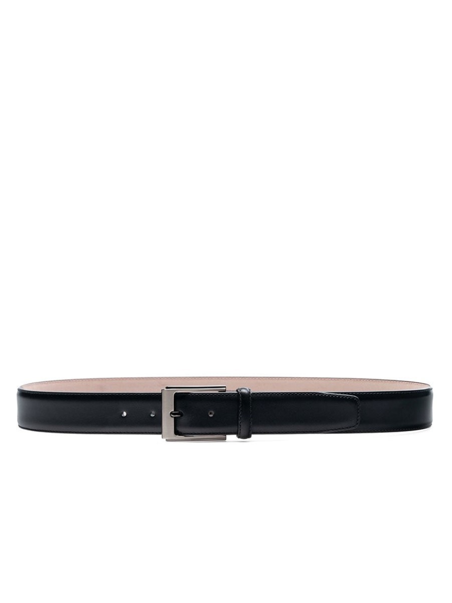 Men'S Magnanni Belts | Vega Belt Black Accessories | Magnanni