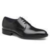 Men'S J & M Collection Oxfords & Derbys | Flynch Plain Toe Black Italian Calfskin | J & M Collection