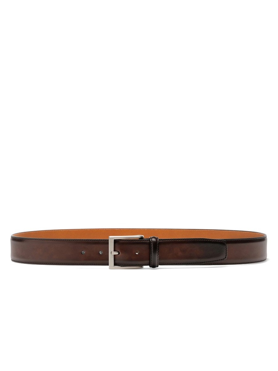 Men'S Magnanni Belts | Viento Belt Midbrown Accessories | Magnanni