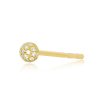 Women'S EF Collection Earrings | Diamond Bar Stud Earring Yellow Gold | Ef Collection