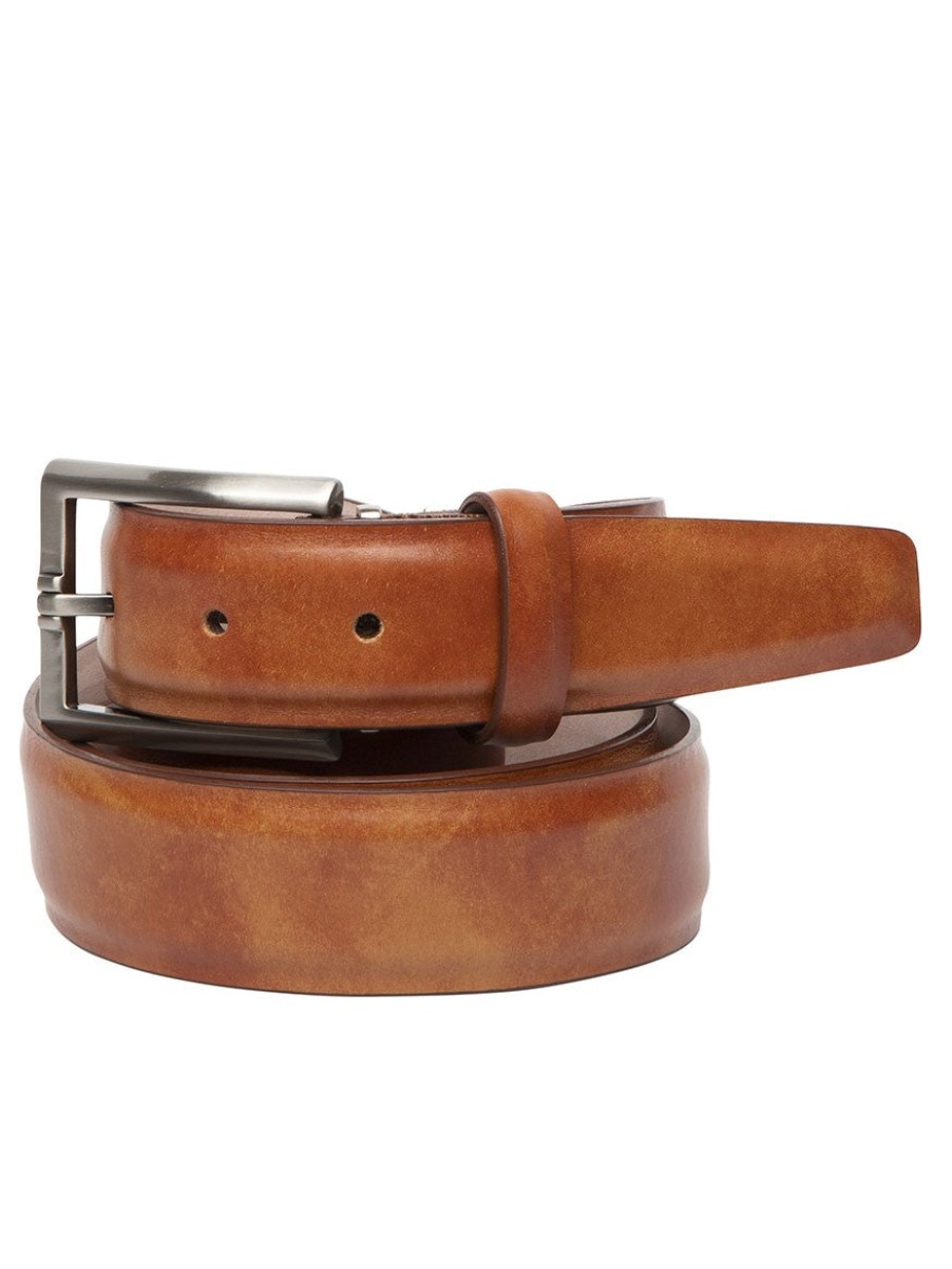 Men'S LEN Belts Belts | Italian Marbled Calf Belt Tan | Len Belts