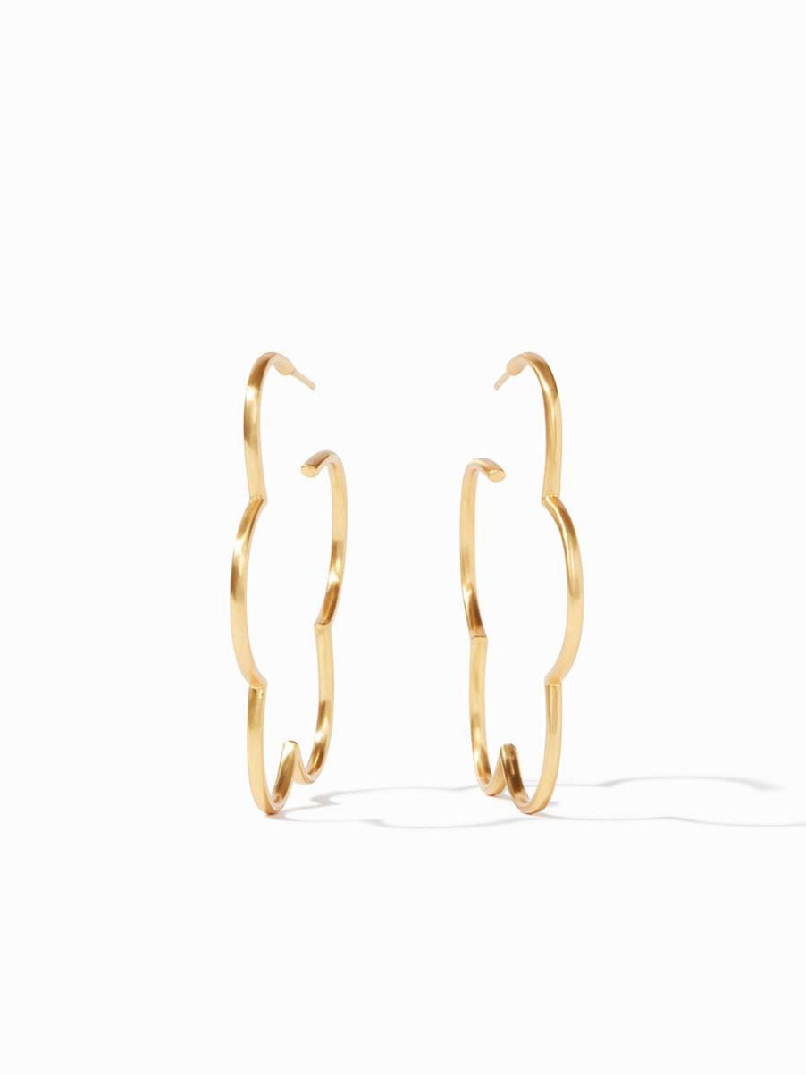 Women'S Julie Vos Earrings | Gardenia Hoop Earring Large Jewelry | Julie Vos