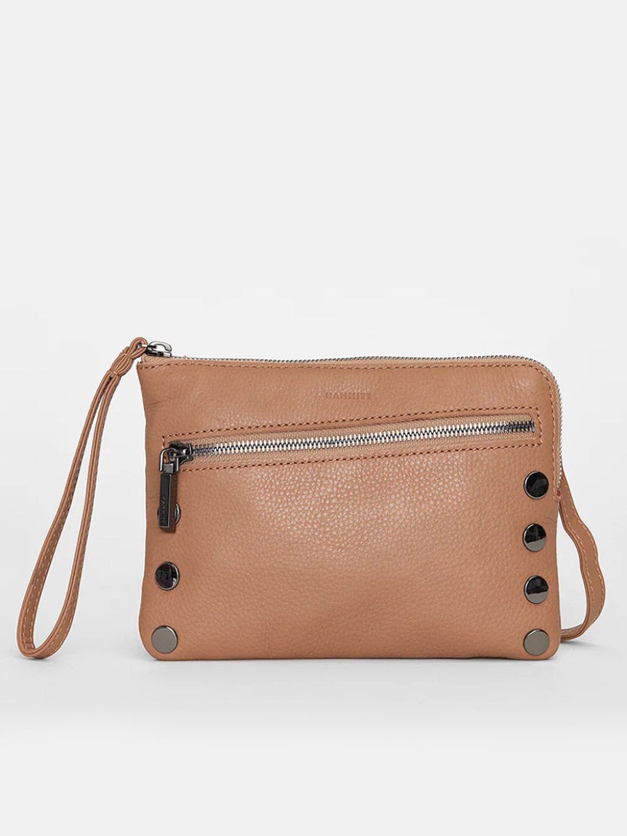 Women'S Hammitt Los Angeles Clutches | Nash Small Clutch In Biscotti | Hammitt Los Angeles