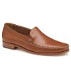 Men'S J & M Collection Loafers & Slip-Ons | Baldwin Whipstitch Venetian Cognac Sheepskin | J & M Collection