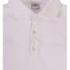 Men'S Fedeli T-Shirts | Fedeli Short Sleeve Polo In White