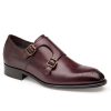 Men'S J & M Collection Monk Straps | Ellsworth Monk Strap Bordeaux | J & M Collection