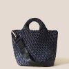 Women'S Naghedi Totes | St. Barths Petit Tote In Graphic Ombre Basalt | Naghedi