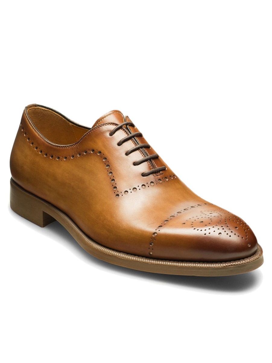 Men'S Magnanni Oxfords & Derbys | Hadley In Taupe | Magnanni