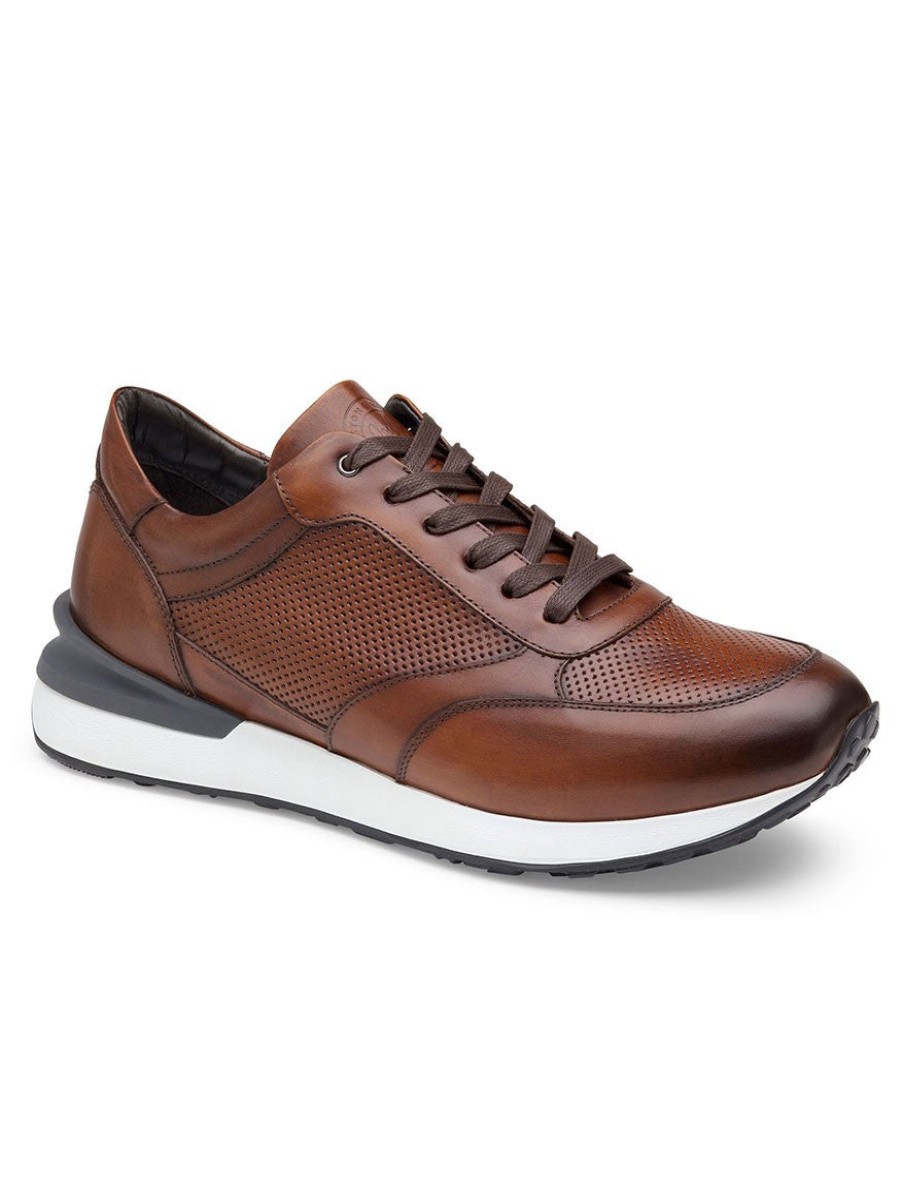 Men'S J & M Collection Sneakers | Briggs Jogger Brown | J & M Collection