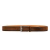 Men'S Magnanni Belts | Telante Belt In Cognac Suede | Magnanni