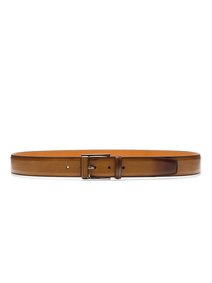 Men'S Magnanni Belts | Velaz Belt In Cuero | Magnanni