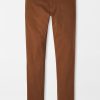 Men'S Peter Millar Pants | Ultimate Sateen Five-Pocket Pant In British Tan | Peter Millar