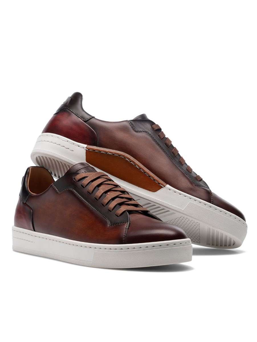 Men'S Magnanni Sneakers | Amadeo Cognac & Midbrown Shoes | Magnanni