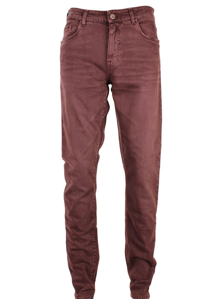 Men'S Teleria Zed Jeans | Cobra Selvedge Stretch Denim Mosto | Teleria Zed