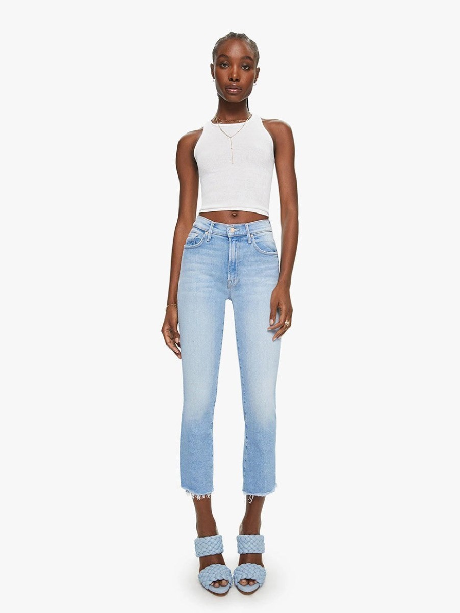 Women'S Mother Denim Jeans & Denim | The Insider Crop Step Fray Limited Edition | Mother Denim