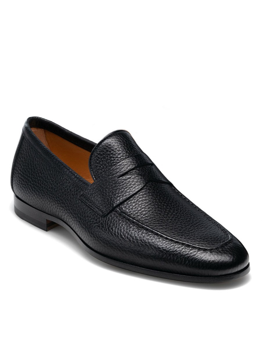 Men'S Magnanni Loafers & Slip-Ons | Diezma Ii Black Shoes | Magnanni