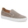 Men'S J & M Collection Loafers & Slip-Ons | Jake Perfed Slip-On Grey Italian Calfskin | J & M Collection