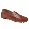 Men'S J & M Collection Loafers & Slip-Ons | Dayton Penny Cognac | J & M Collection