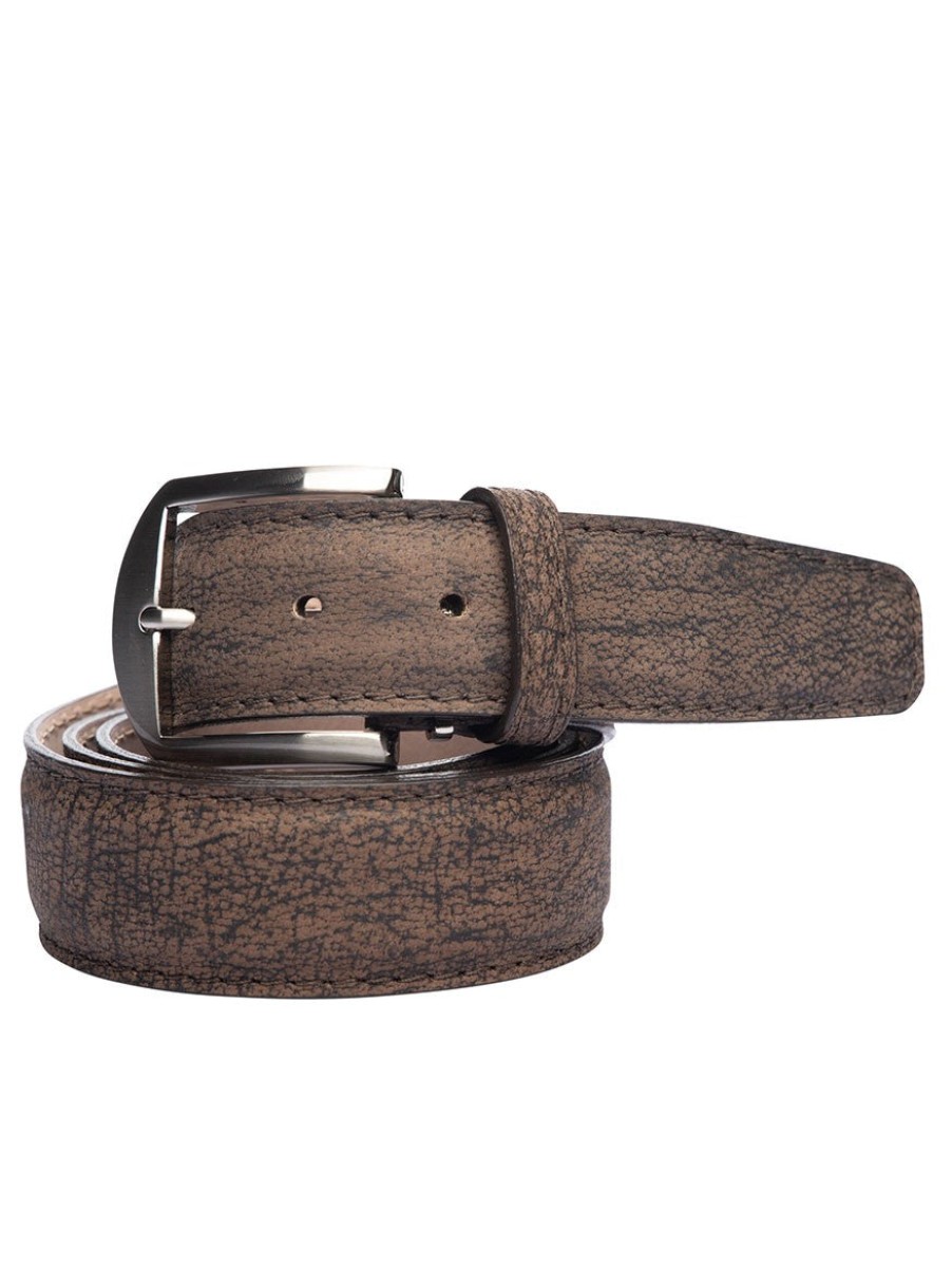 Men'S LEN Belts Belts | South African Buffalo Belt Brown | Len Belts