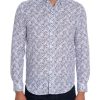 Men'S Robert Graham Dress Shirts | Wyndham Sport Shirt Blue | Robert Graham