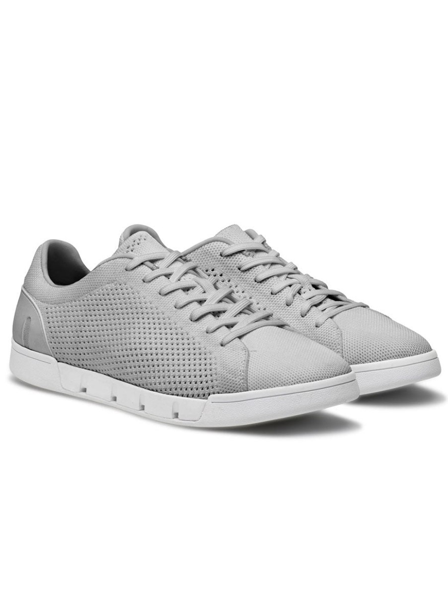 Men'S SWIMS Sneakers | Buy Breeze Tennis Sneakers Light Grey Shoes