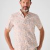 Men'S Faherty Brand Dress Shirts | Short Sleeve Breeze Shirt Tropic Shores Floral | Faherty Brand