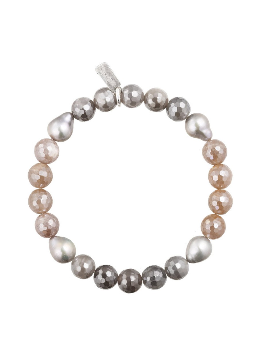 Women'S Margo Morrison Bracelets | Coated Multi-Color Moonstone Bracelet | Margo Morrison