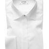 Men'S Eton Dress Shirts | Contemporary Fit White Twill Evening Shirt | Eton