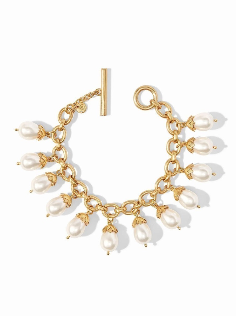 Women'S Julie Vos Bracelets | Flora Pearl Charm Bracelet | Julie Vos