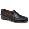 Men'S J & M Collection Loafers & Slip-Ons | Baldwin Penny Black | J & M Collection