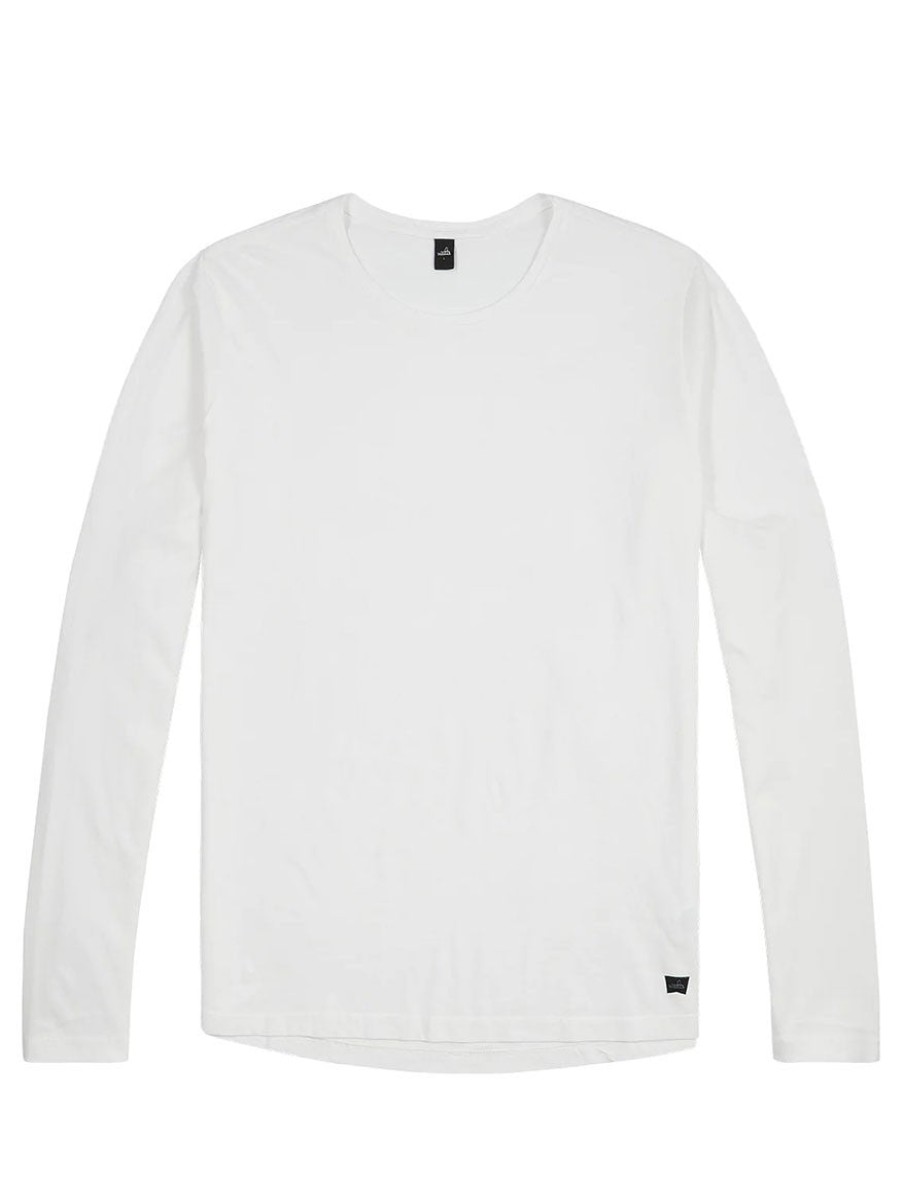 Men'S Wahts T-Shirts | Olson Longsleeve T-Shirt Off White | Wahts