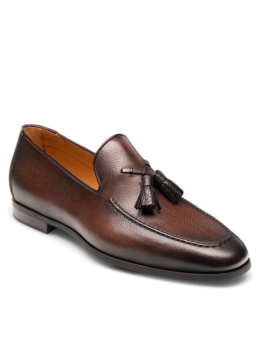 Men'S Magnanni Loafers & Slip-Ons | Delrey Brown Shoes | Magnanni | Larrimor'S