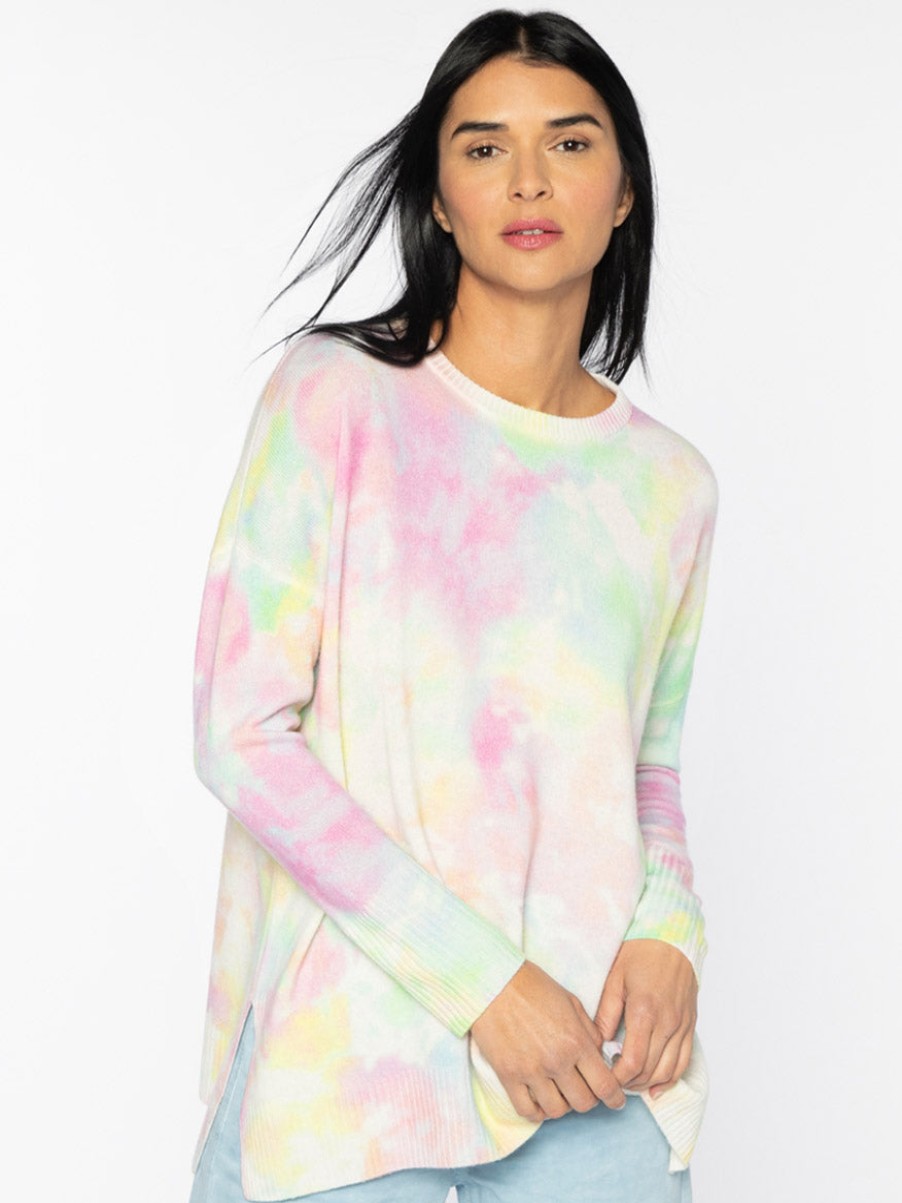 Women'S Kinross Tops | Dreamscape Easy Crew In Multi | Kinross