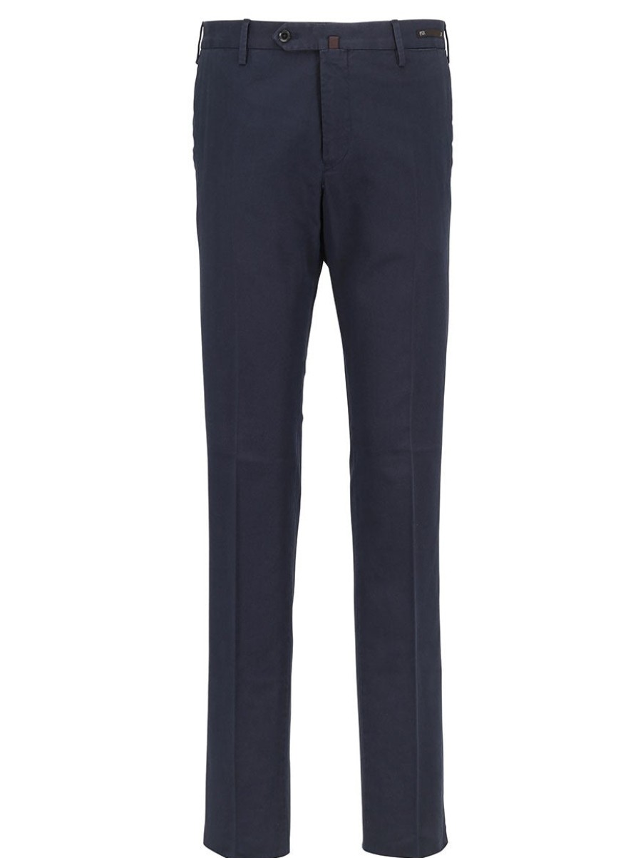 Men'S PT101 Pants | Dressy Stretch Canvas Trousers Navy | Pt01