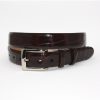 Men'S Torino Leather Belts | American Alligator Skin Belt Brown | Torino Leather