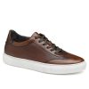 Men'S J & M Collection Sneakers | Jake Perfed U-Throat Brown | J & M Collection