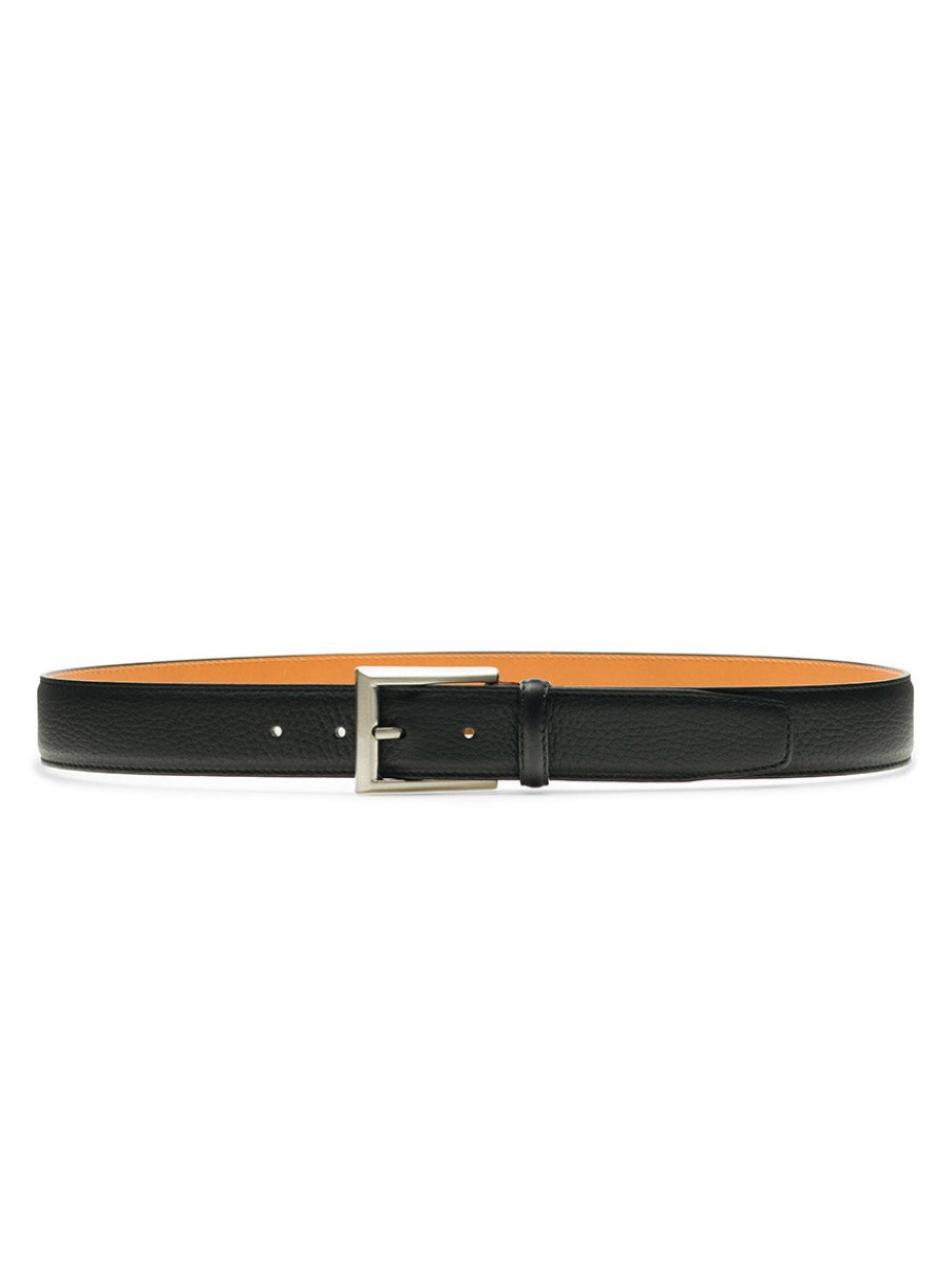 Men'S Magnanni Belts | Rocas Belt In Black | Magnanni