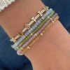 Women'S EF Collection Bracelets | Birthstone Bracelet Gold Rondelles - Tanzanite | Ef Collection