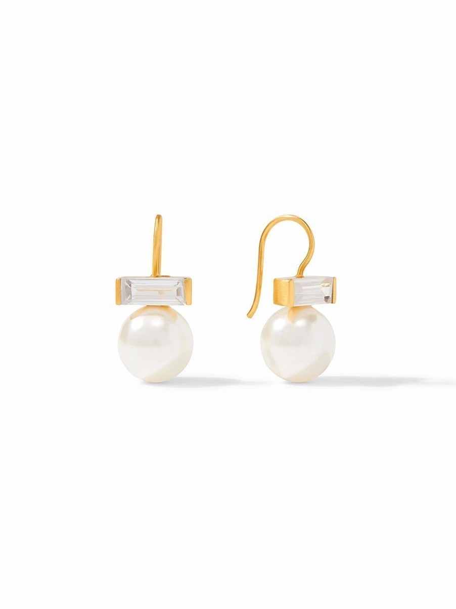 Women'S Julie Vos Earrings | Charlotte Earring Gold & Pearl Jewelry | Julie Vos