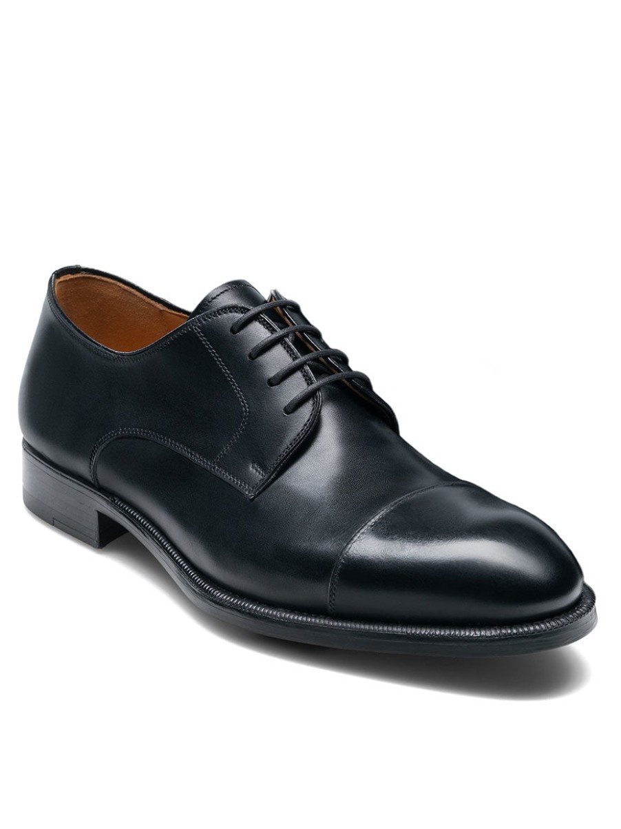 Men'S Magnanni Oxfords & Derbys | Harlan Black Shoes | Magnanni