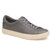 Men'S J & M Collection Sneakers | Kempton Lace-To-Toe Grey Sheepskin | J & M Collection