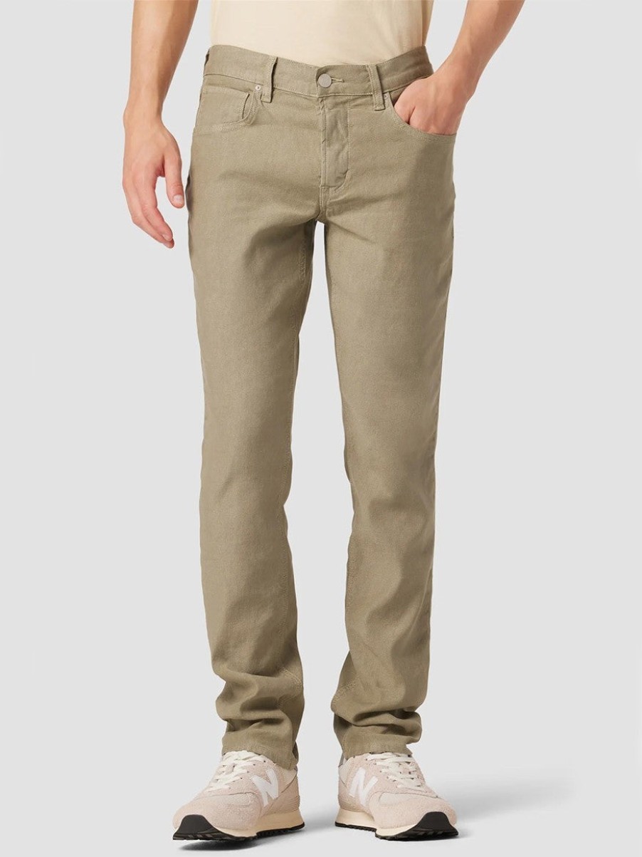 Men'S Hudson Jeans | Blake Slim Straight Twill Pant Safari | Hudson