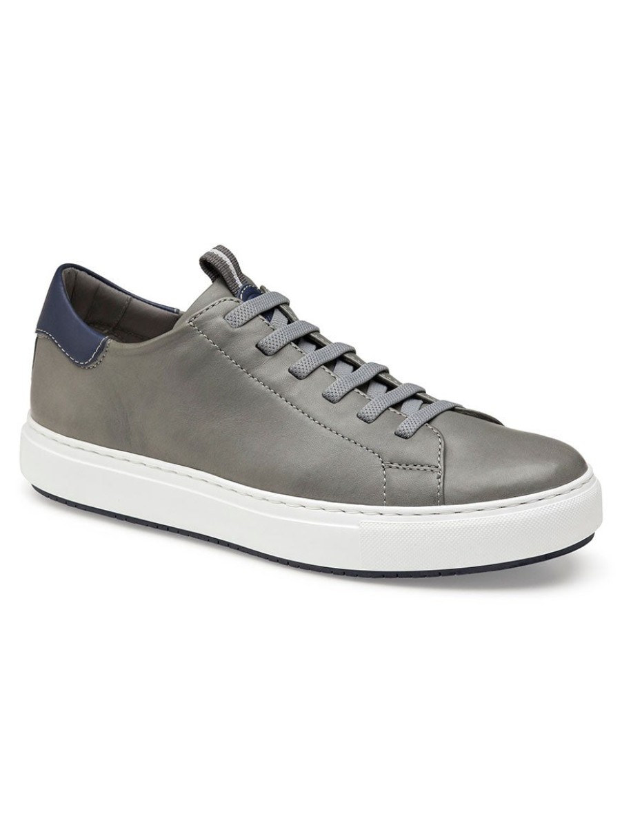 Men'S J & M Collection Sneakers | Anson Lace-To-Toe Grey | J & M Collection