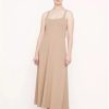 Women'S Vince Dresses | Paneled Trapeze Dress Light Shale | Vince