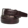 Men'S LEN Belts Belts | Italian Marbled Calf Belt Plum | Len Belts