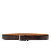 Men'S Magnanni Belts | Viento Belt Brown Accessories | Magnanni