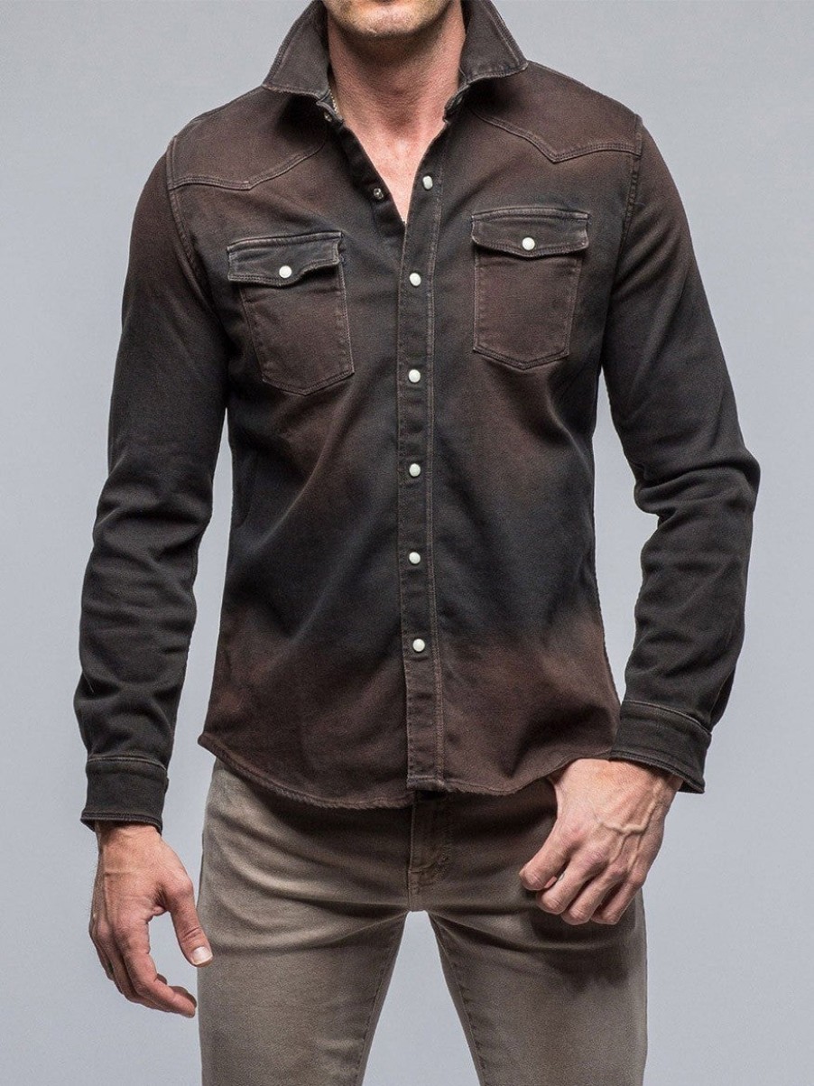 Men'S Teleria Zed Dress Shirts | Roper Western Snap Shirt Wenge | Teleria Zed